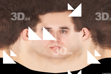 Male head texture