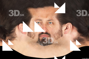 Male head texture