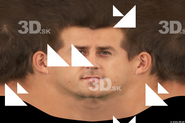 Male head texture