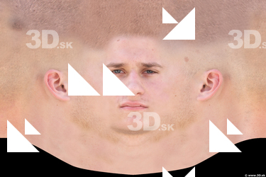Male head texture