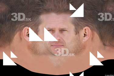 Male head texture