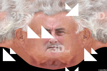Male head texture