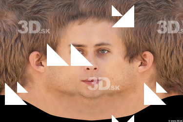 Male head texture