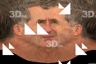 Male head texture