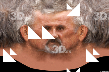 Male head texture