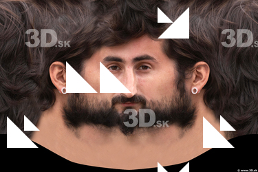 Male head texture