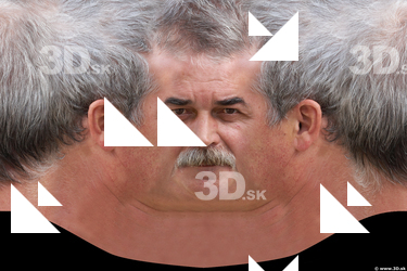 Male head texture