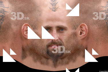 Male head texture