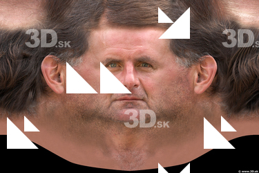 Male head texture