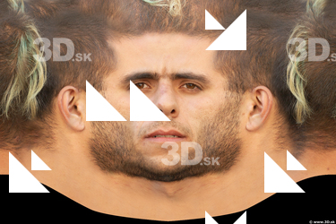 Male head texture