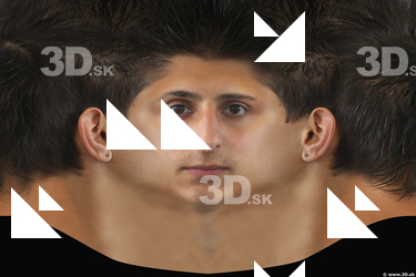 Male head texture