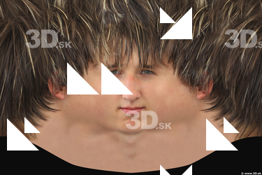 Male head texture
