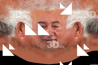 Male head texture