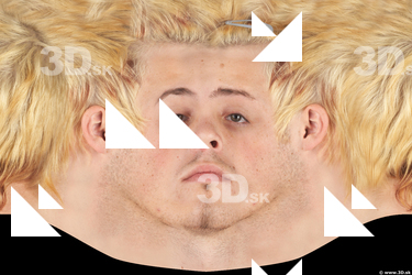 Male head texture