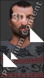 3D Model White Man # 30