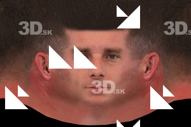 Male head texture