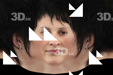 Female head texture