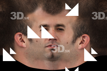 Male head texture