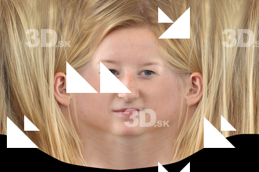 Female head texture