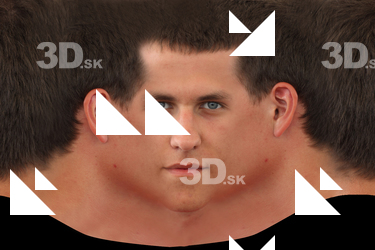 Male head texture