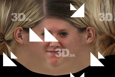 Female head texture
