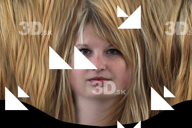 Female head texture