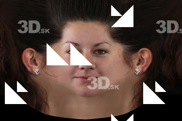 Female head texture