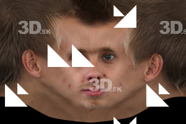 Male head texture