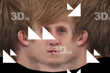 Male head texture