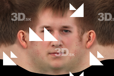 Male head texture