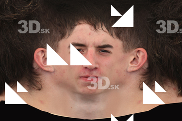 Male head texture