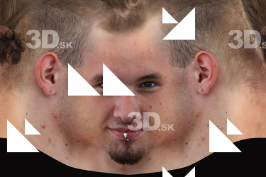 Male head texture