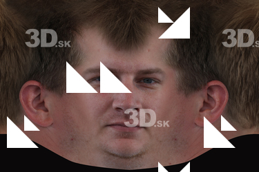 Male head texture
