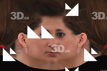 Female head texture