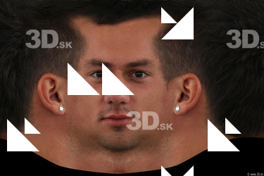 Male head texture