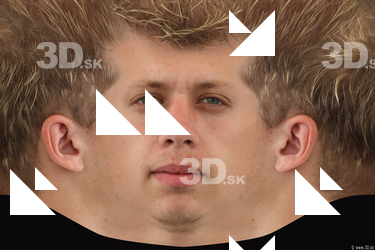 Male head texture