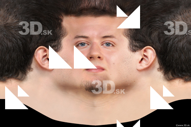 Male head texture