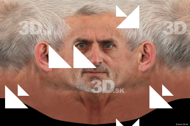 Male head texture