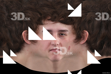 Male head texture