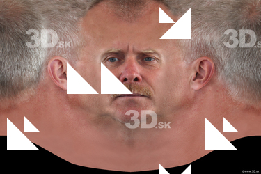 Male head texture