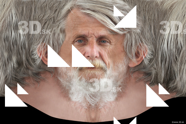 Male head texture
