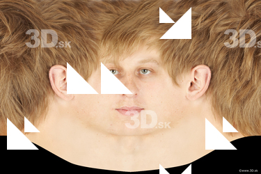 Male head texture