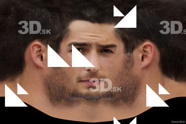 Male head texture