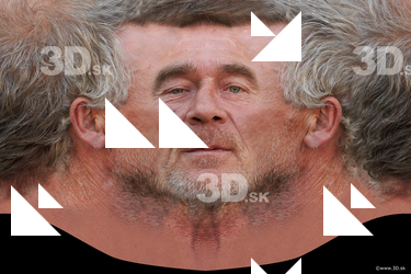 Male head texture