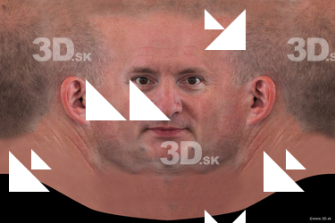 Male head texture