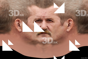 Male head texture