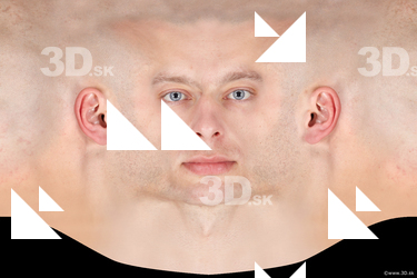 Male head texture