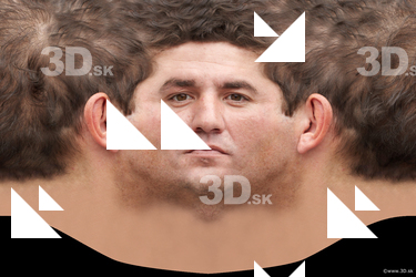 Male head texture