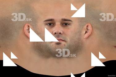 Male head texture