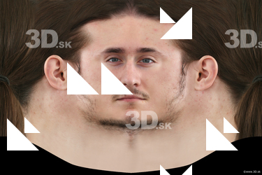 Male head texture